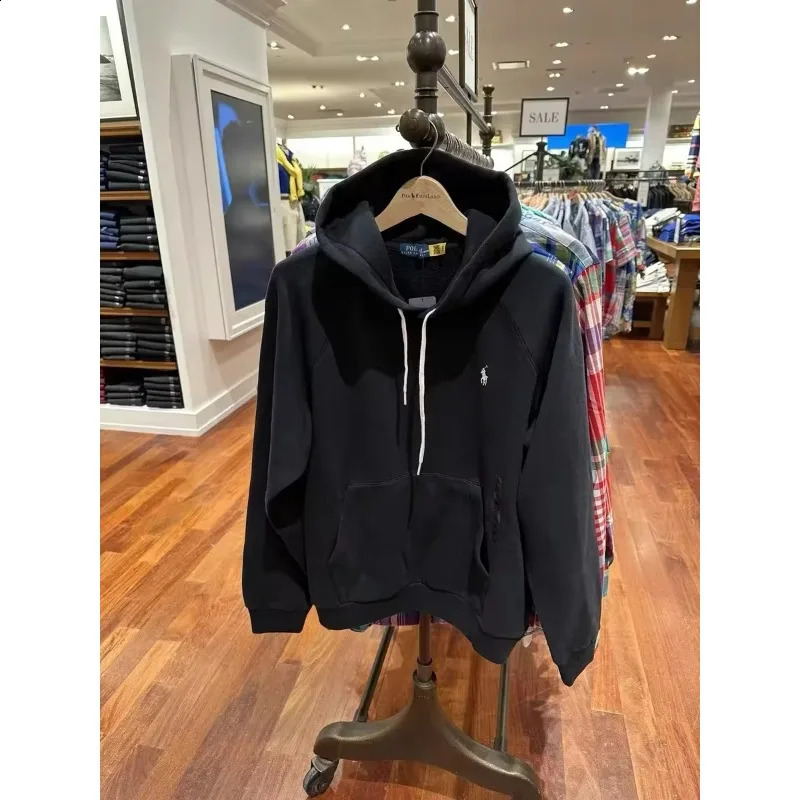 European and American unisex Pullover mens plus size hoodie womens street retro hip-hop street sports sweater 241021