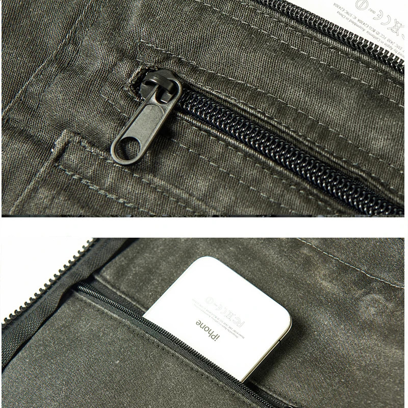 Mens Denim Vest Jacket Casual Sleeveless Waistcoat Driver Cyclist Jackets Multipocket Zipper Army Green Blue Work Cargo Vests 241021