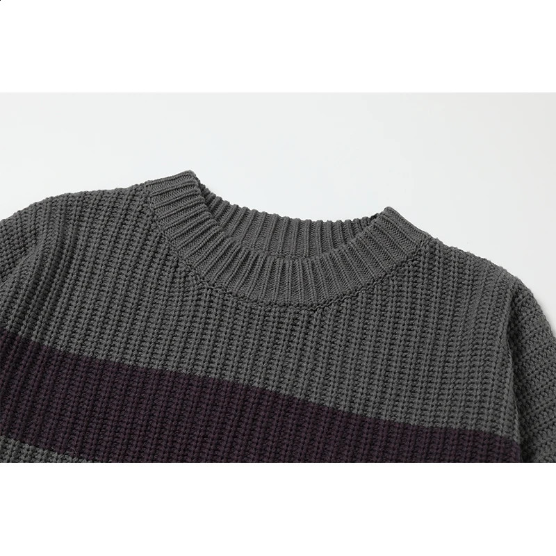 NXXTRESS Black Red Striped Sweaters Autumn and Winter Sweater Men Knit Jumpers Women Oversized Harajuku 241021