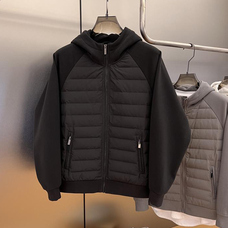 Monday Flow Down Jacket Men Women Golf Clothing Loose Coats Couple Coat Casual Sport Korea White Duck Wear 240716