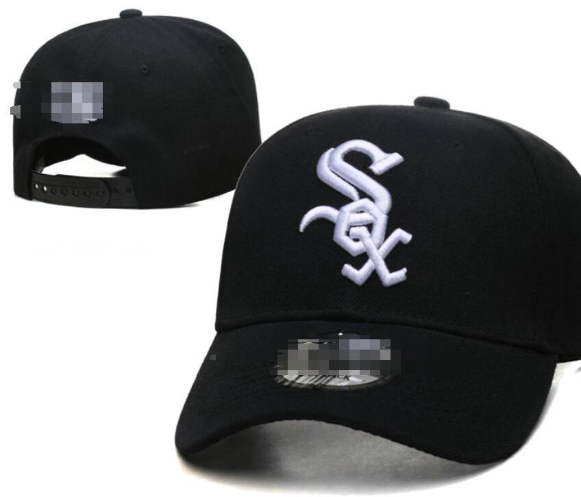 2024 fashion White Sox Basketball Snapback Baseball Snapbacks All Team Football Snap Back Hats Womens Mens Flat Caps Strapback Hip Hop Cap Sports Hat a22