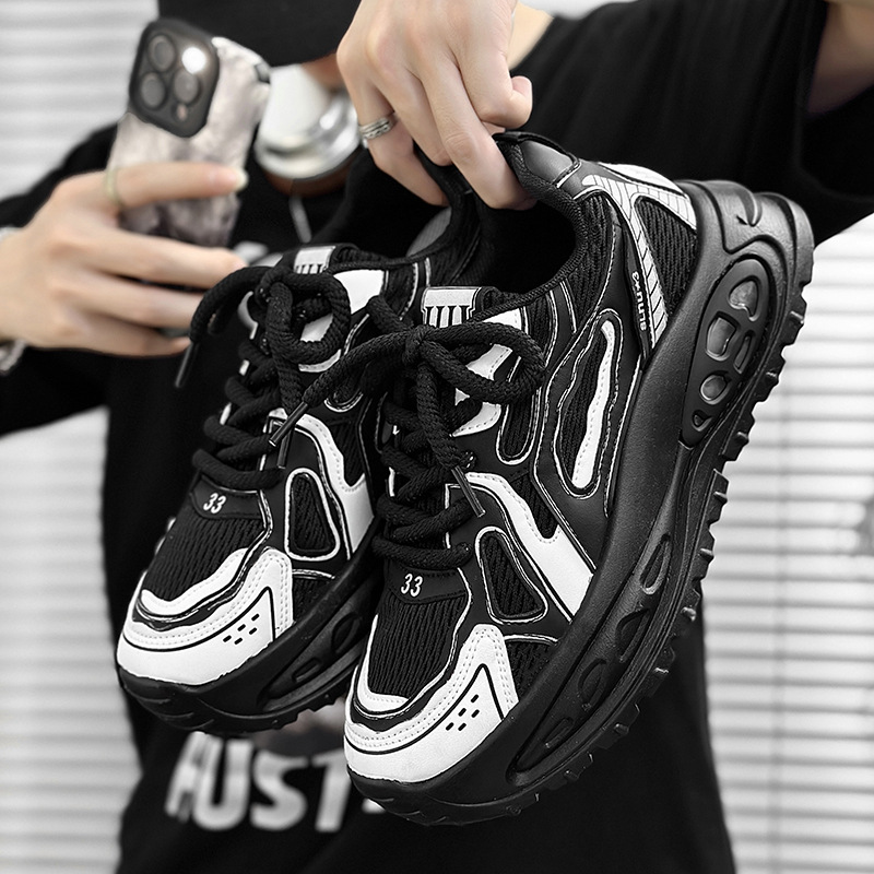 Men's New Spring Autumn Thick Soled Height Increasing Casual Sports Shoes