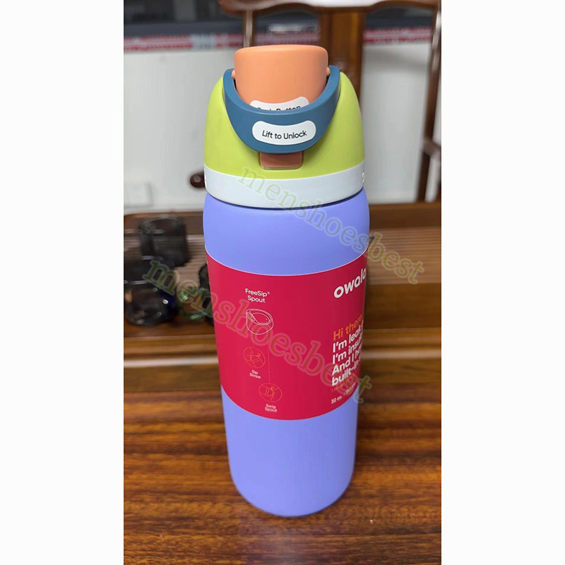 OWALA outdoor stainless steel tumblers casual water bottle drinking tumbler camping cup