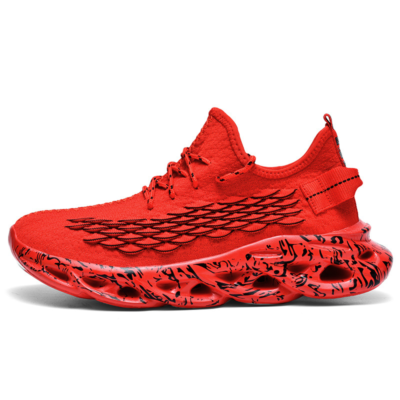 Men Fashion Sports Blade Trendy Design Plus Size Casual Athleisure Style Flying Woven Breathable Running Shoes Multi Colors Free shipping