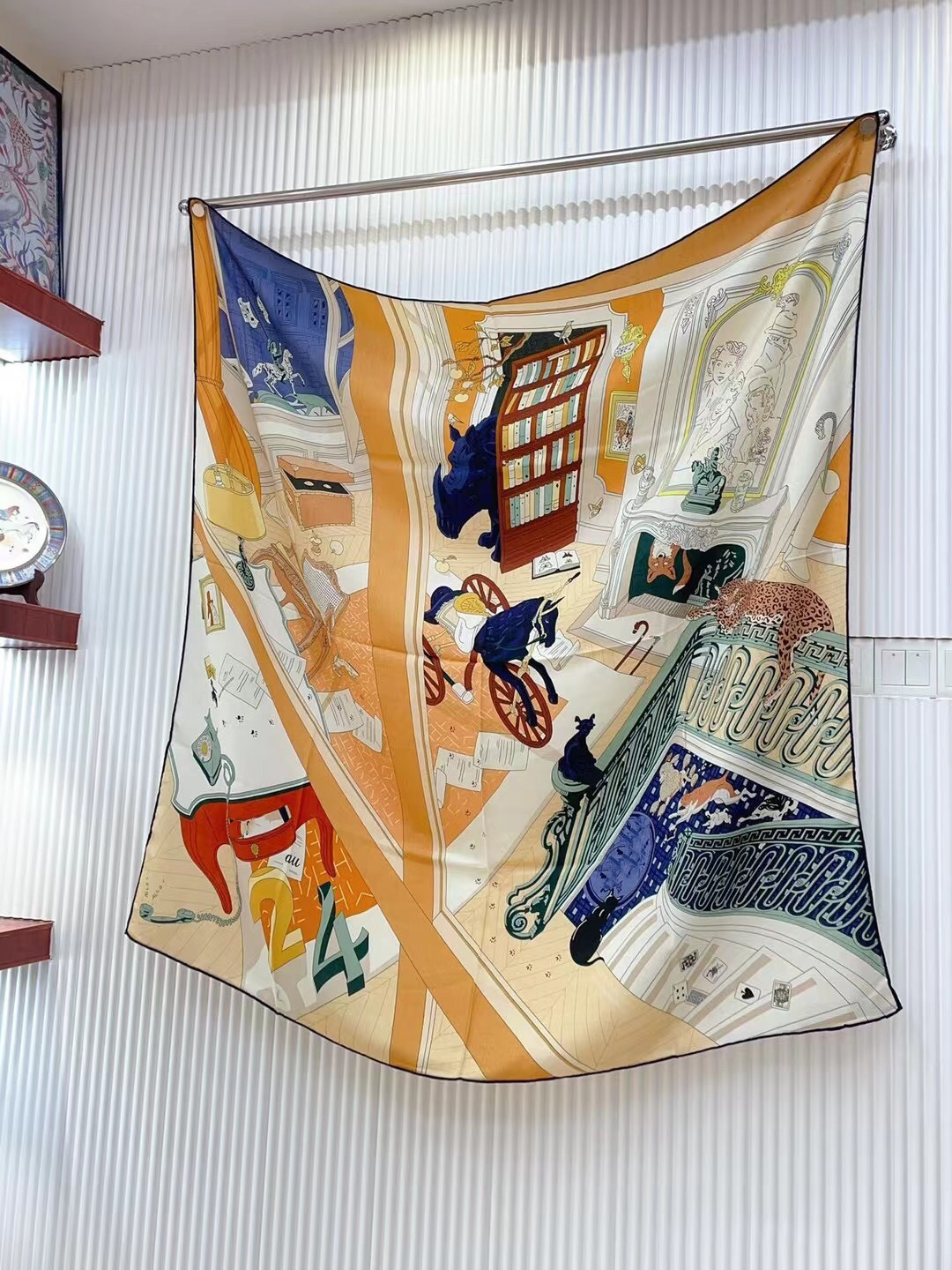 140*140cm Designer H silk cashmere scarf Cashmere 70% 30% silk hand-rolled shawl Double sided cashmere women's Four seasons scarf square scarf yellow