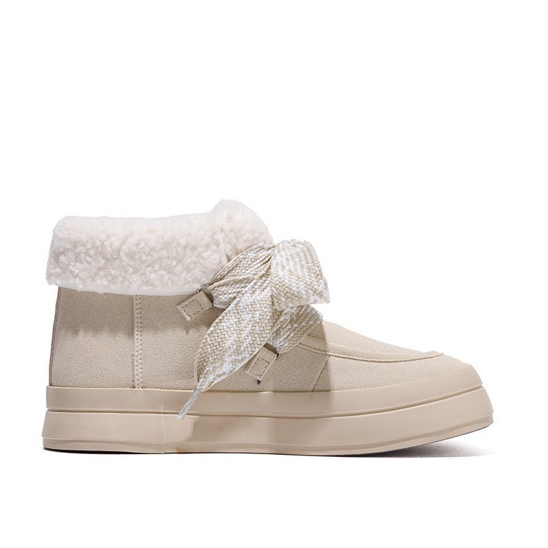 Women's Winter New Warm Thick Soled High Rise Retro Plush Short Boots