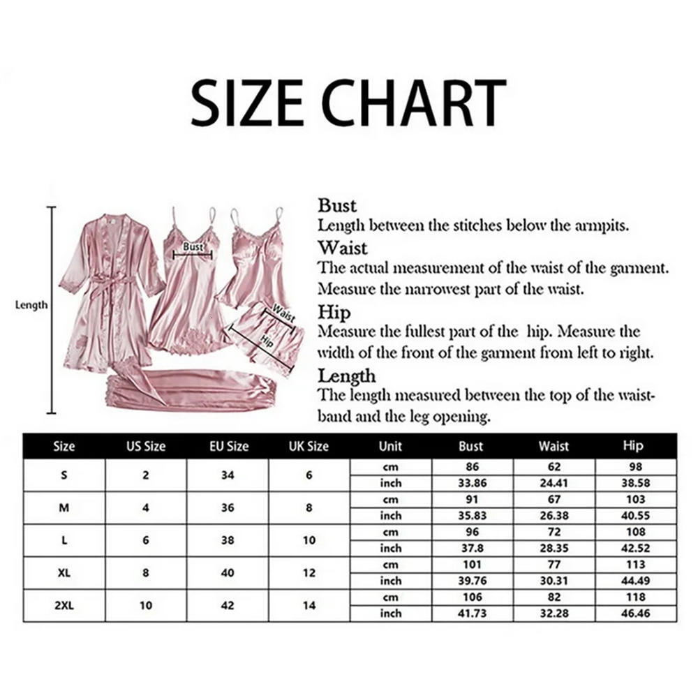 2025 New designer trend silk robe sleepwear women s lace satin Pamas dress set V neck Cami sleepwear sleepwear sleepwear home sleepwear spring sleepwe