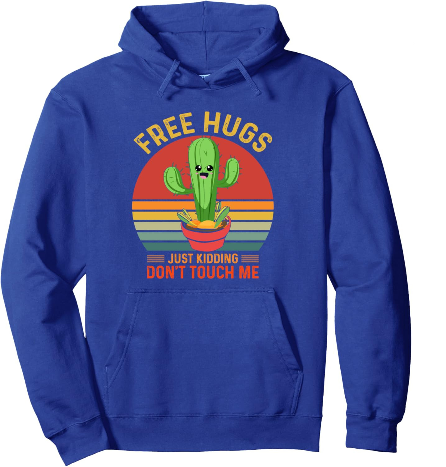 Hoodie for Mens Womens Free Hugs Just Kidding Dont Touch Me Humor Pullover Hoodie Graphic Hoodies sweatshirt Pullover Long Sleeve
