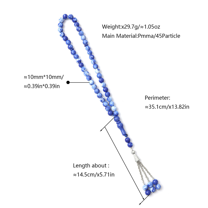 Bracelet Bangles: Tesbihka 45 Muslim Teachings Prayers | Stackable Tassel Bracelets for Men 4 s