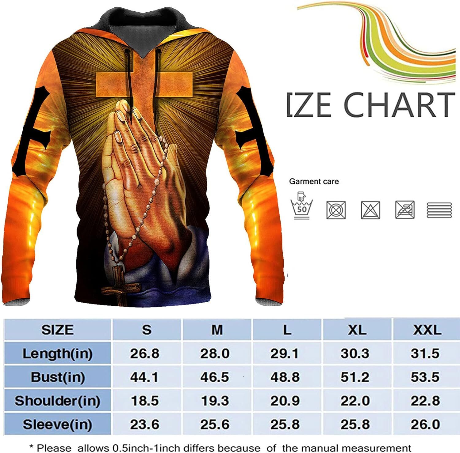 Hoodie for Mens Womens 3D God Hoodies for Men Women Unisex Praying Hands Sweatshirt Pullover king Printed sweater Graphic