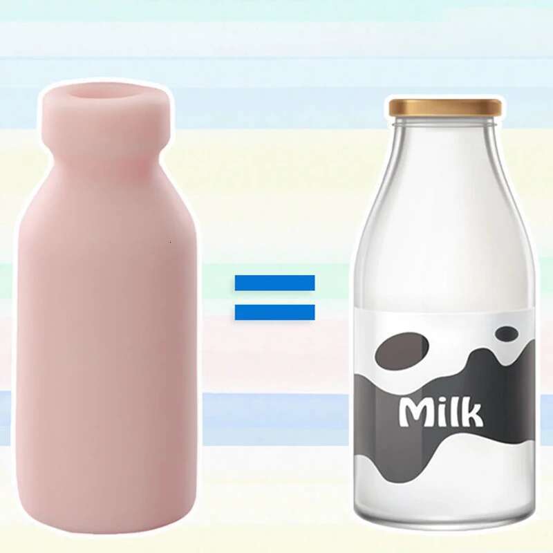 Masturbator Pocket Real Vagina Male Masturbation Toys Sexual Tool Exerciser for Adult Mini Milk Bottle Sex Toy for Men18+