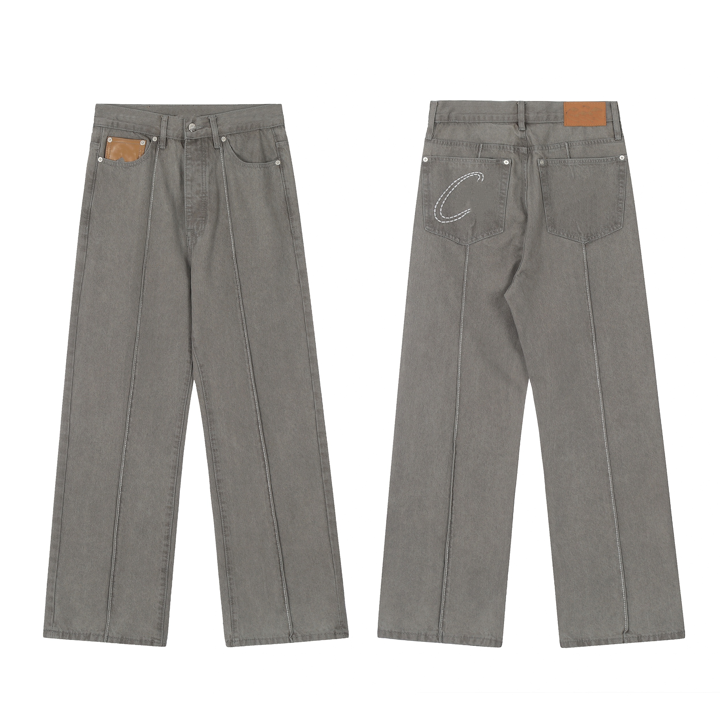 Zben Fashion Letter T-shirt jeans Men Women T-shirt Pants jeans letter printed polar Style Summer Wear with street Hip Hop Style