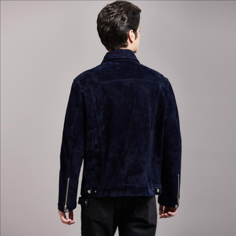 mens Jackets 2024 Autumn Warm Grey Jacket With Buttons Bomb Winter Top 240807 Drop Delivery Apparel Clothing Outerwear Coats Otd6M