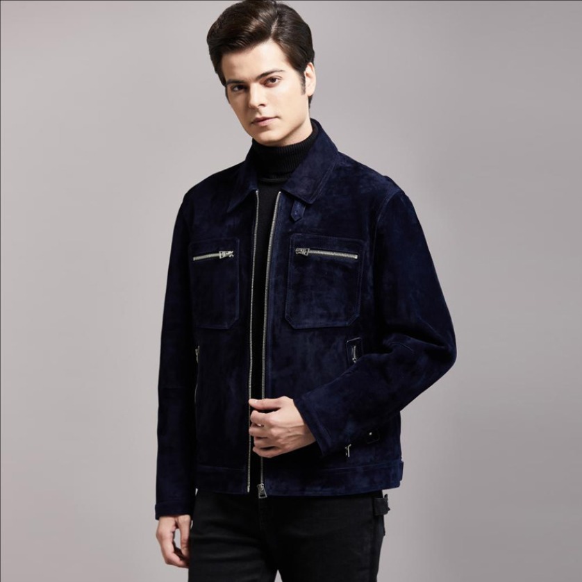 mens Jackets 2024 Autumn Warm Grey Jacket With Buttons Bomb Winter Top 240807 Drop Delivery Apparel Clothing Outerwear Coats Otd6M