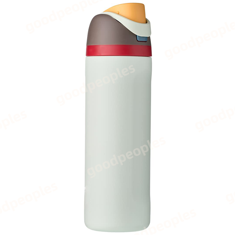 OWALA Large Capacity Stainless Steel Double Layer Insulated Cup Outdoor Sports Water Bottle Bounce Portable Handheld Water Cup Fruit Cup