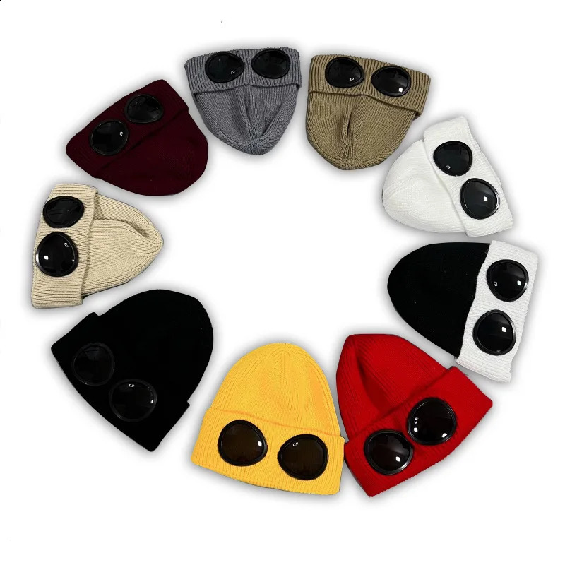 Fashionable Knitted Cap Fall And Winter Knitted Cap Warm Outdoor Hiking Cap Big Head Circumference Glasses Cap 241007