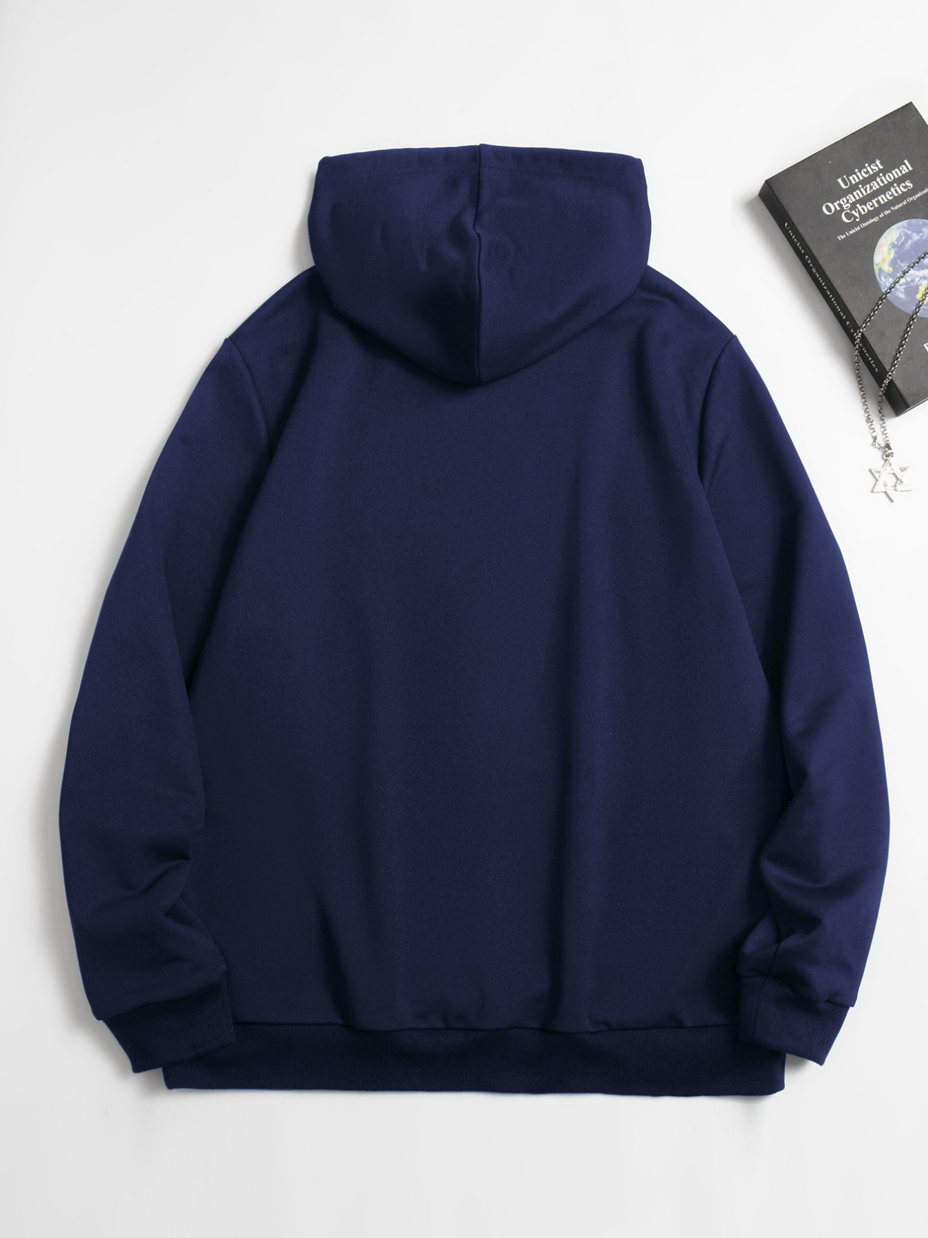 Santa Cruz Hoodie for Men - Casual Polyester Hooded Sweatshirt with Cartoon Pattern, Knit Fabric, Regular Fit, Hooded Design for Autumn Winter