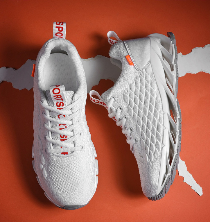 Men's Sports Flying Woven Breathable Simple Design Handsome Wear Plus Size Running Shoes Sneakers Multi Colors Free Shippin