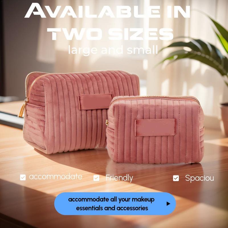 Designer Bag Shoulder Bag Luxury Bag High-Quality New Cute Veet Women's Zipper Large Solid Color Travel Makeup Washbag Washing