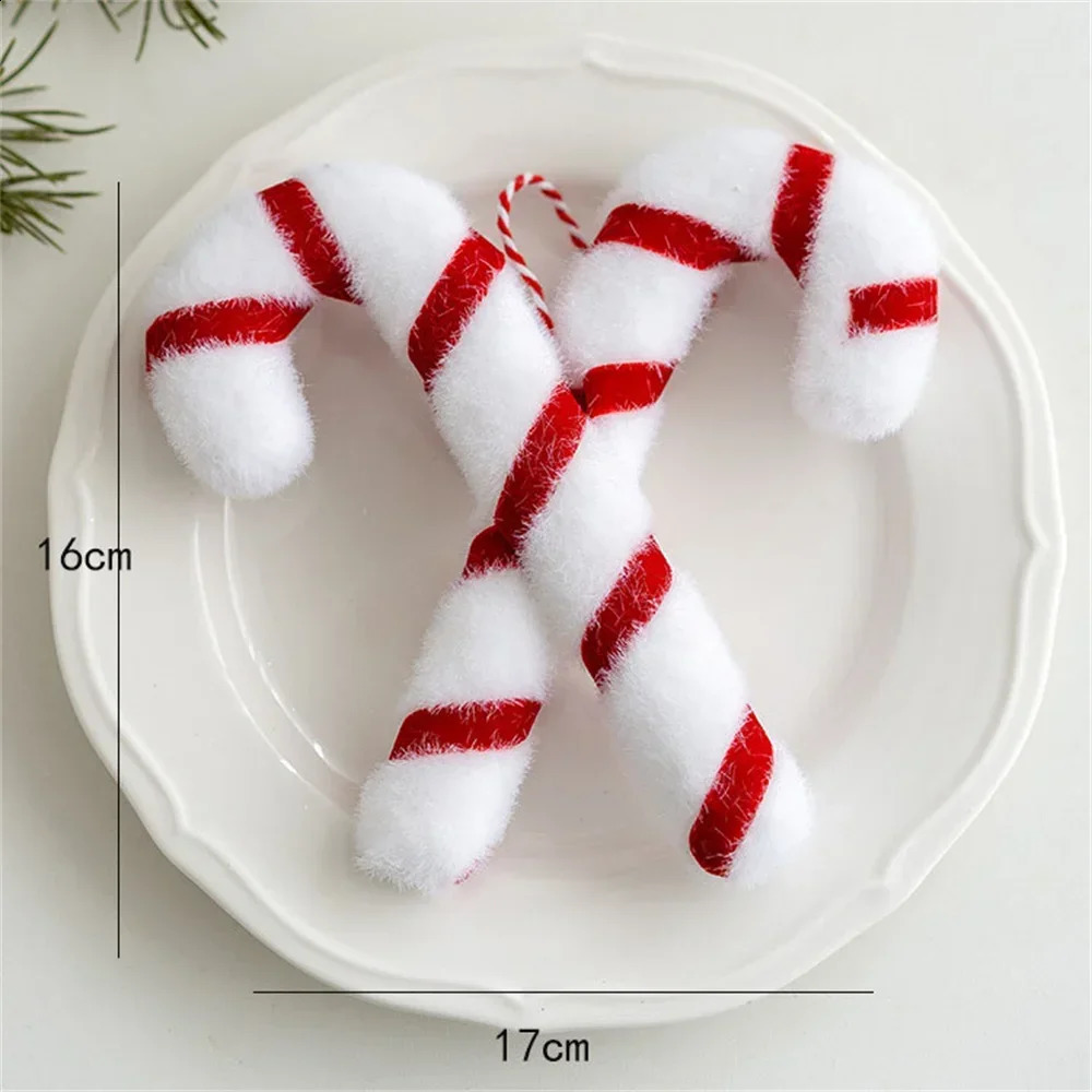 candy stic trees lollipop celebration activities white and red home party decorations Christmas gifts 241021