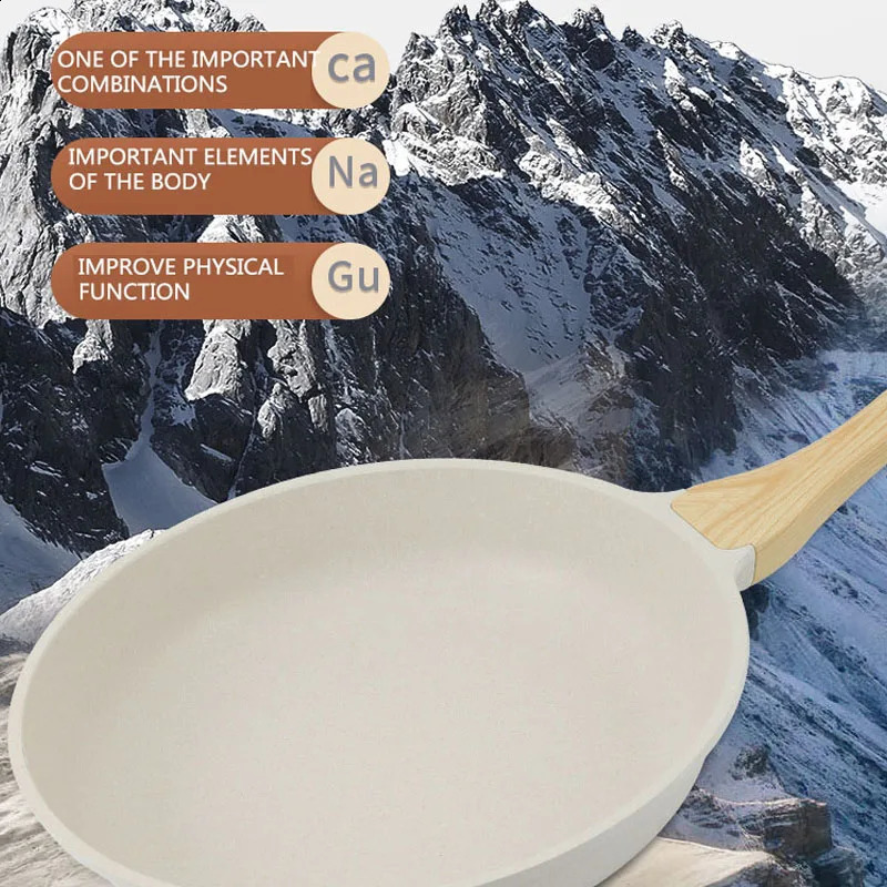 Durable Ceramic Non-Stick Frying Wok, Induction & Gas Stove Universal Cookware, 24cm