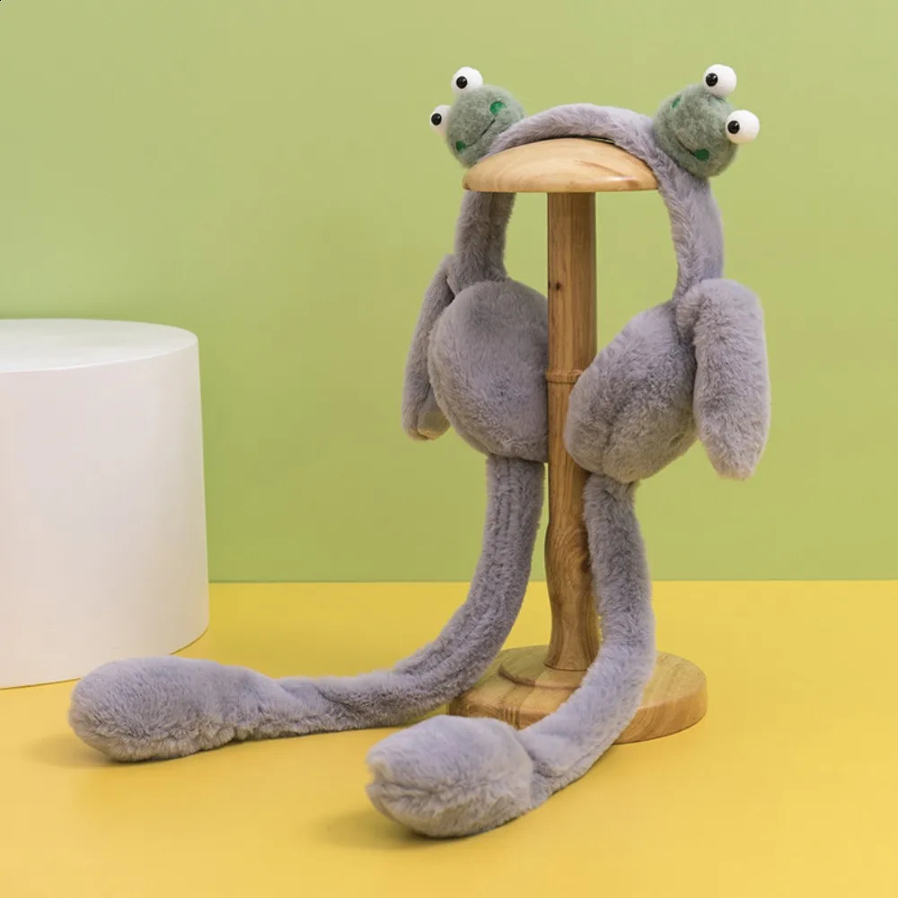 Winter Funny Earmuffs Moving Ears Plush Ear Cover Jumping Cold Protection Windproof Ear Cap Adults 241024