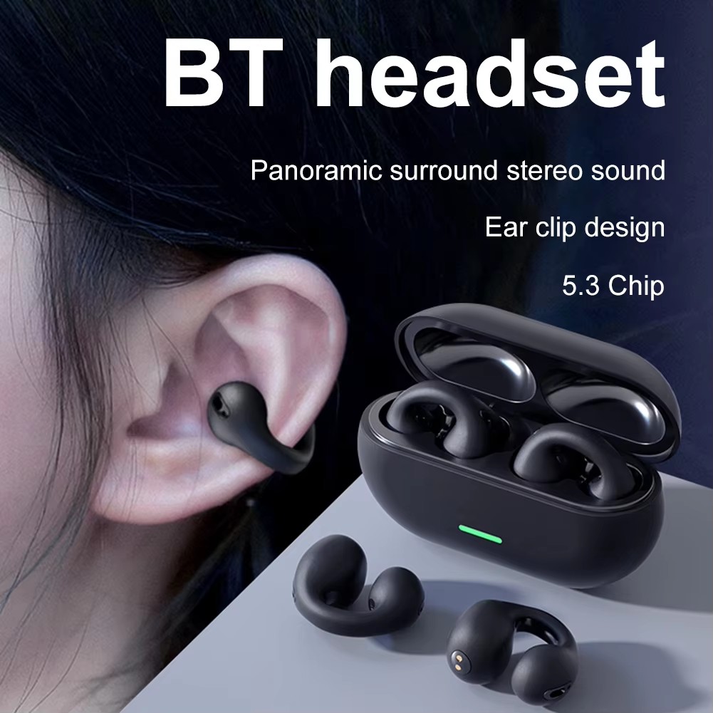 Wireless Bluetooth Earphones Headphones Outdoor Sport Headset With Charging Bin Display Touch Control Earbuds for Xiaomi Huawei T75