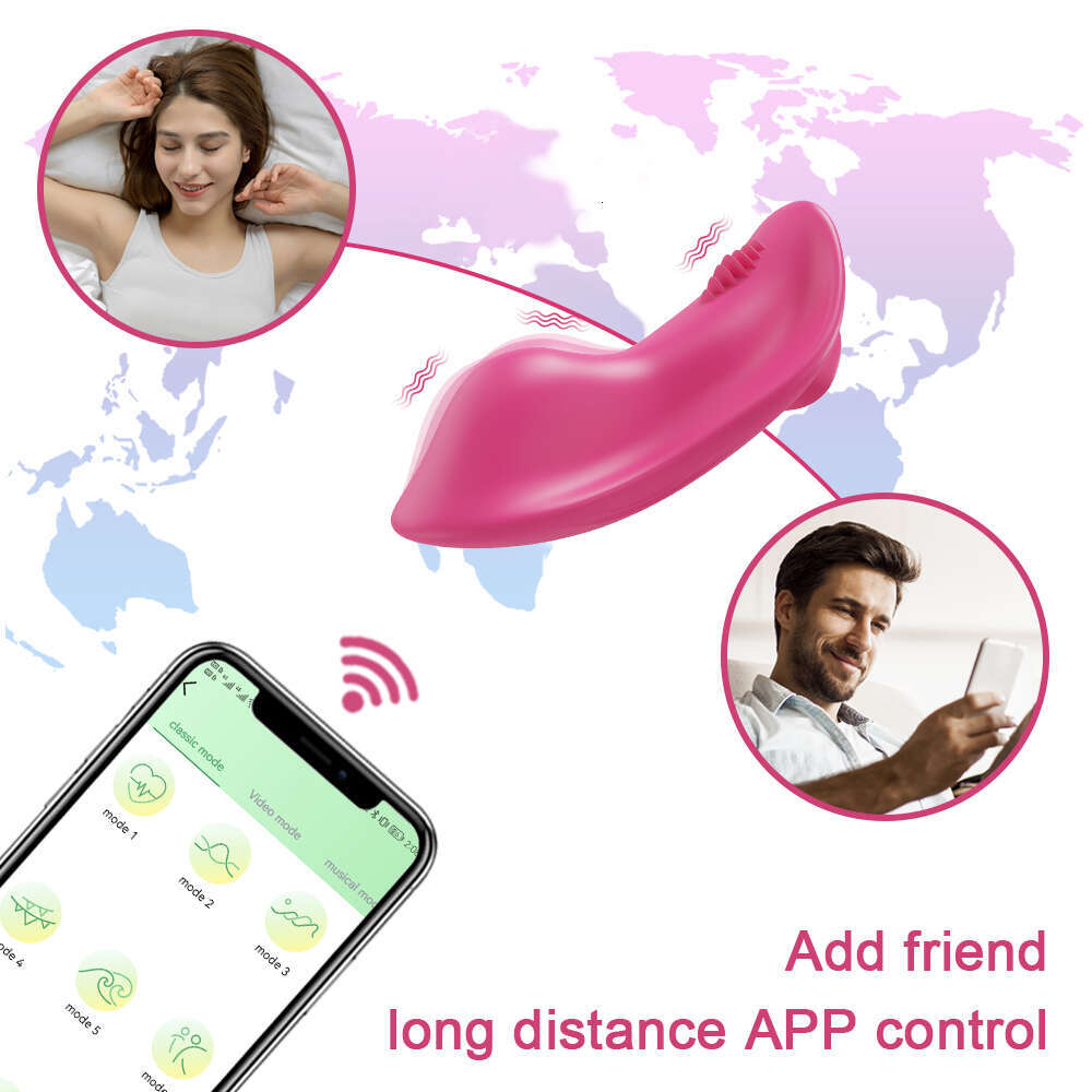 Wearable Bluetooth APP Control Women Panties Vibrator Clitoris Stimulator Magnetic Anti-detachment Female Sex Toy for Couples