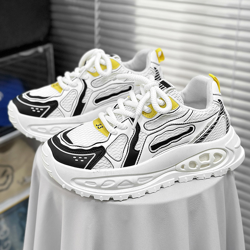 Men's New Spring Autumn Thick Soled Height Increasing Casual Sports Shoes