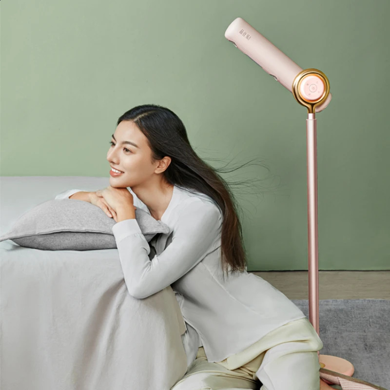 Pinshile Vertical Hair Dryer Negative Ion Hair Care Lazy Children Standing Floor Remote Control Hair Dryer Home Artifact Hair 241009