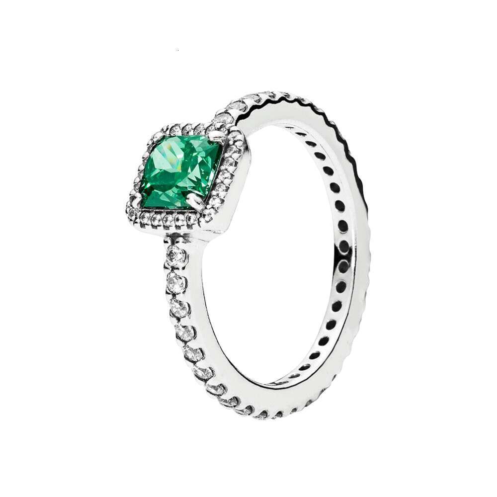 925 Sparking Rose Gold Elevated Heart Crown Solitaire Clear Zircon CZ Ring For Women Anniversar Wedding Jewelry