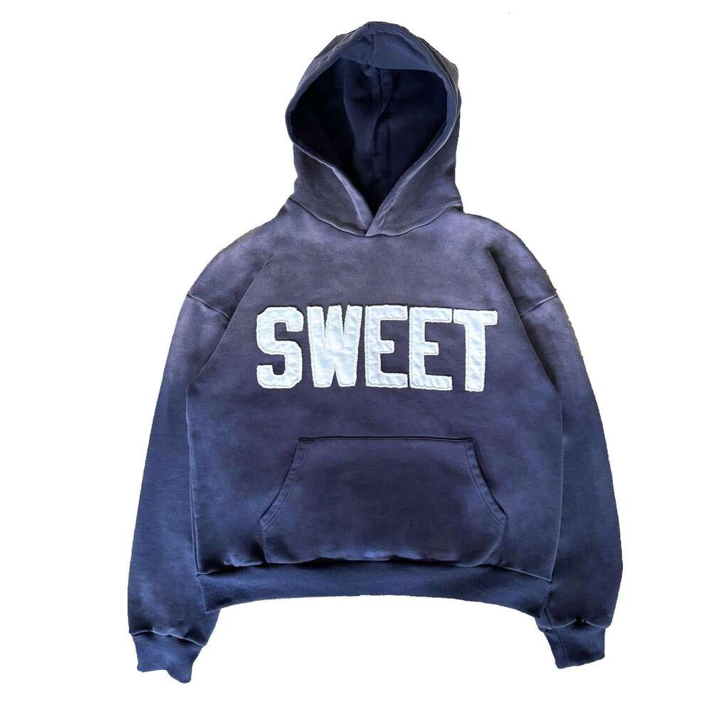 2024 European and American cross-border new autumn and winter unisex fashionable sports long sleeved fashionable hooded sweatshirt