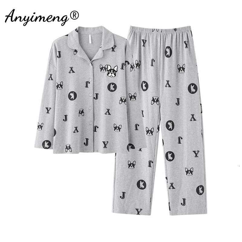 2025 New designer autumn and winter artificial cotton pajamas for women, long sleeved home clothes for women, Pamas set, elegant fashion lapel pajamas