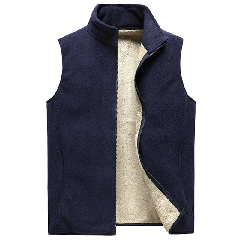 Men Sleeveless Vest Jackets Fashion Wool Male CottonPadded Vests Coats Warm Waistcoats Clothing Oversized 8Xl 241021