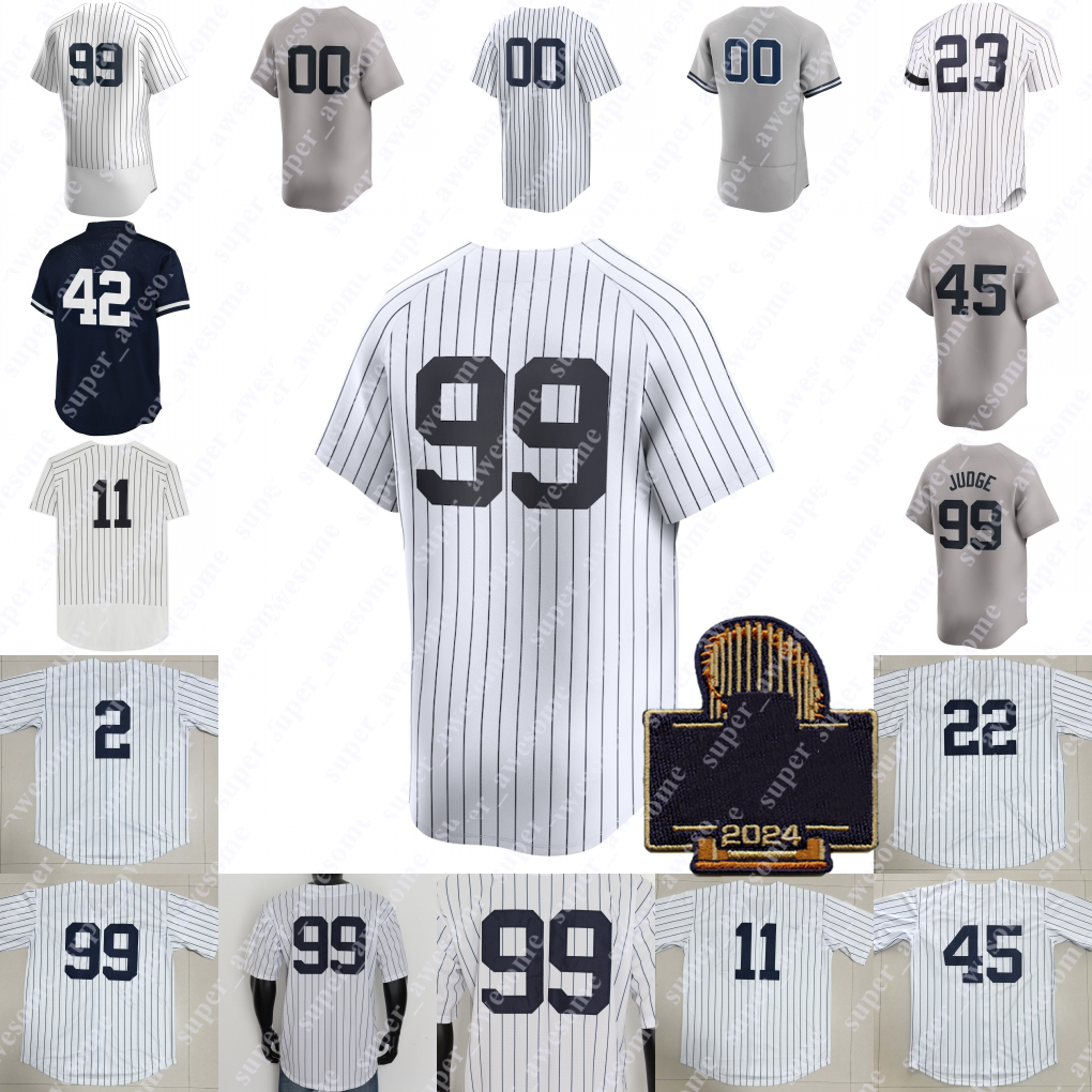 Aaron Judge Baseball Jersey 27 Stanton Anthony Volpe Gerrit Cole Chisholm Jr. Wells Cody Bellinger Williams Max Fried Cabrera LEMAHIEU JETER RIVERA MATTINGLY