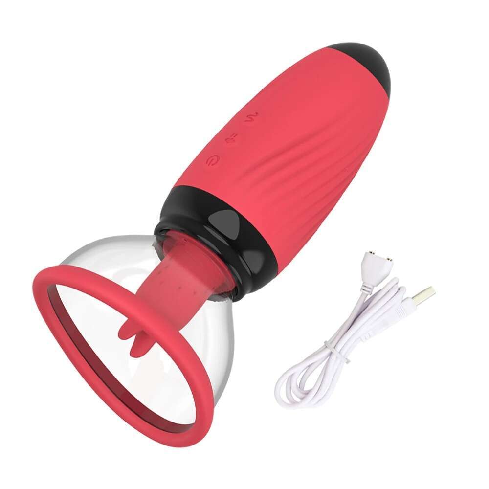 Clitoral Sucking Tongue Vibrator Nipple Vagina Orgasm Stimulator Powerful Blowjob Licking Massager Stimulation Sex Toy for Women