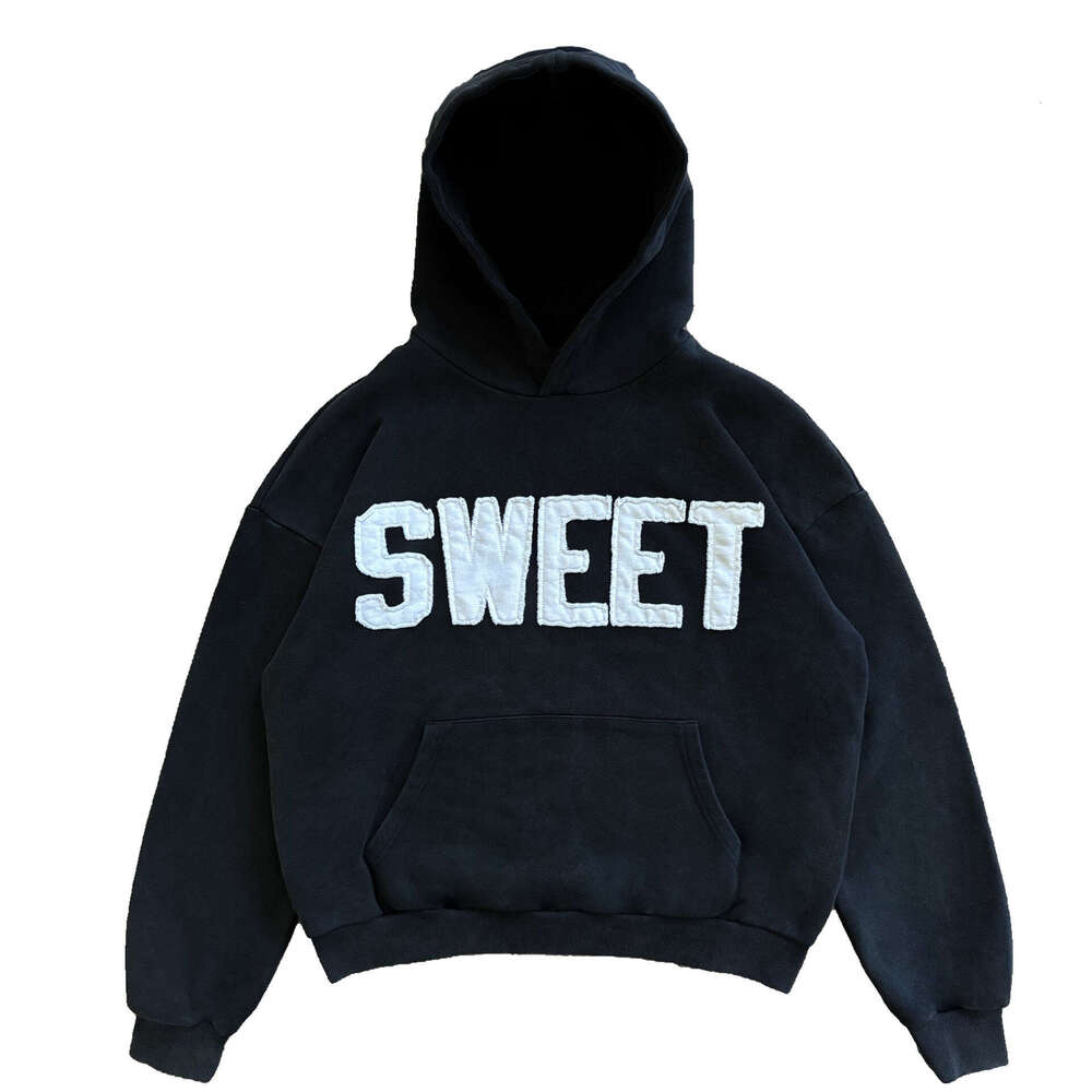 2024 European and American cross-border new autumn and winter unisex fashionable sports long sleeved fashionable hooded sweatshirt