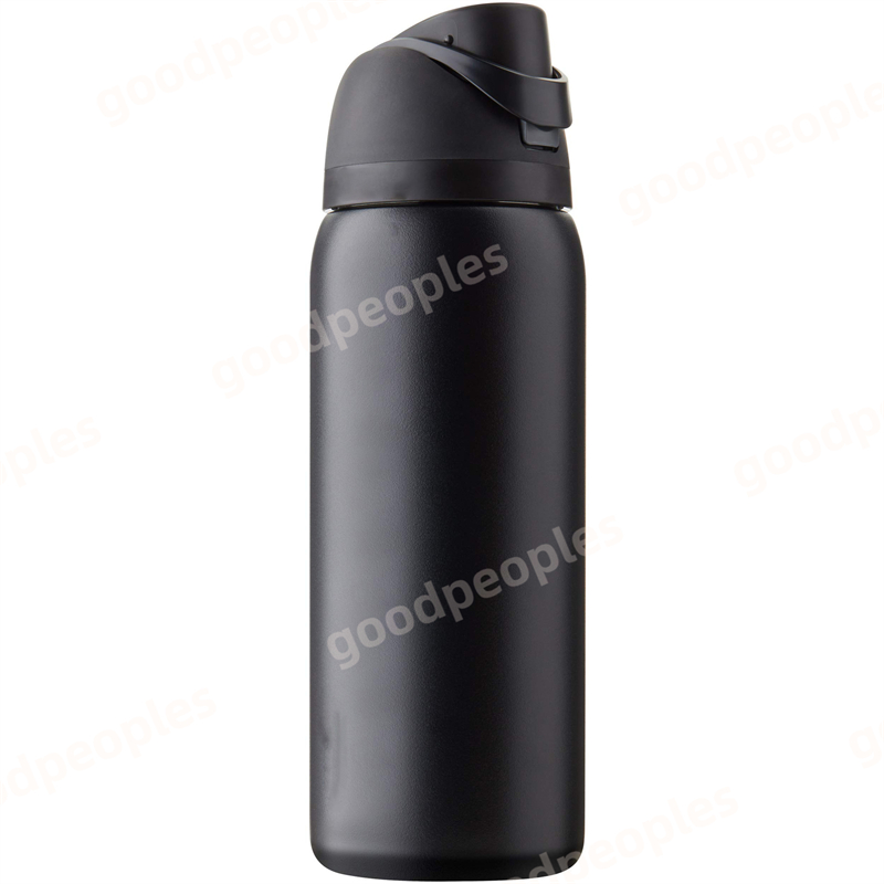 OWALA Large Capacity Stainless Steel Double Layer Insulated Cup Outdoor Sports Water Bottle Bounce Portable Handheld Water Cup Fruit Cup