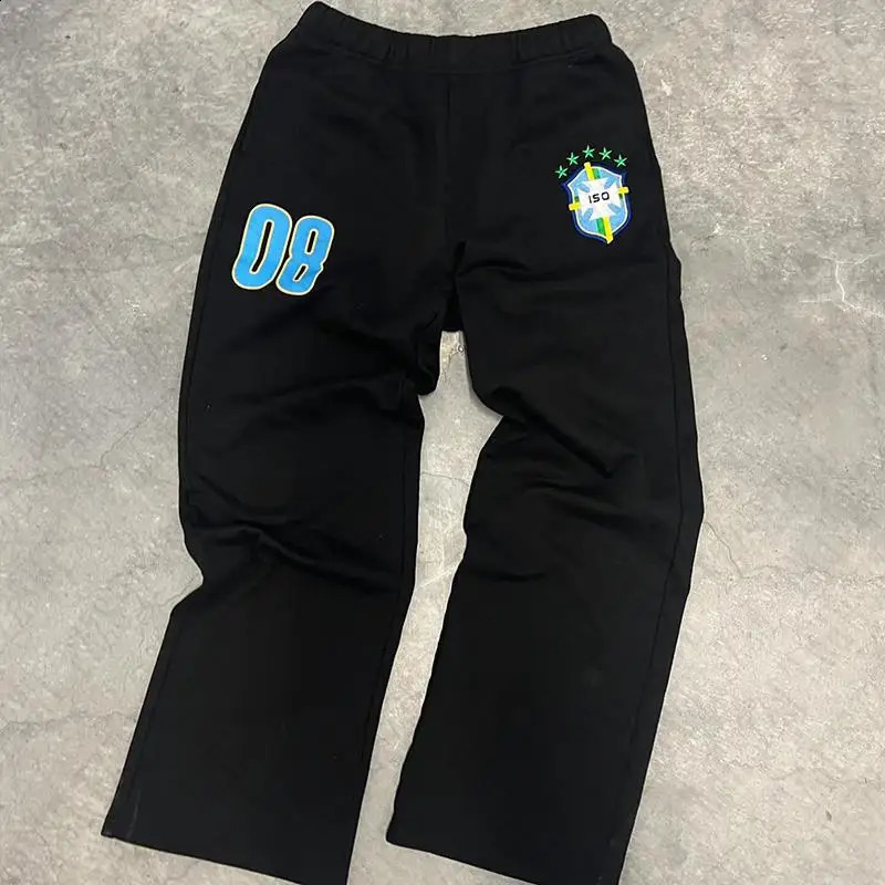 Y2K Letter Print Mens Pants Sport Jogging Trouser Loose Fit Clothing Solid Color Street Clothing Pants Harajuku Graphic Trouser 241021 w250430