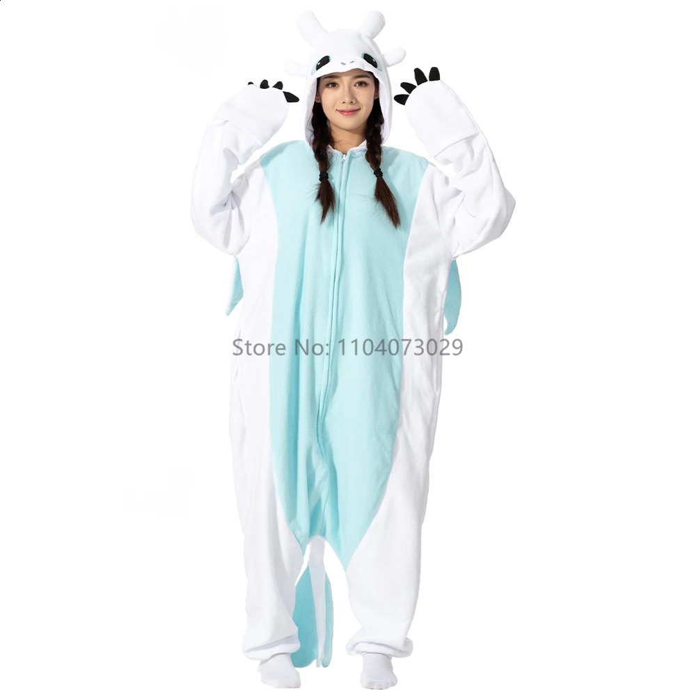 Onesie Show Animal Kigurumi Pajamas Halloween Onesie Adult ren Cartoon Toothless Pajamas Role Playing Party Female Mens Wear XXL 241019
