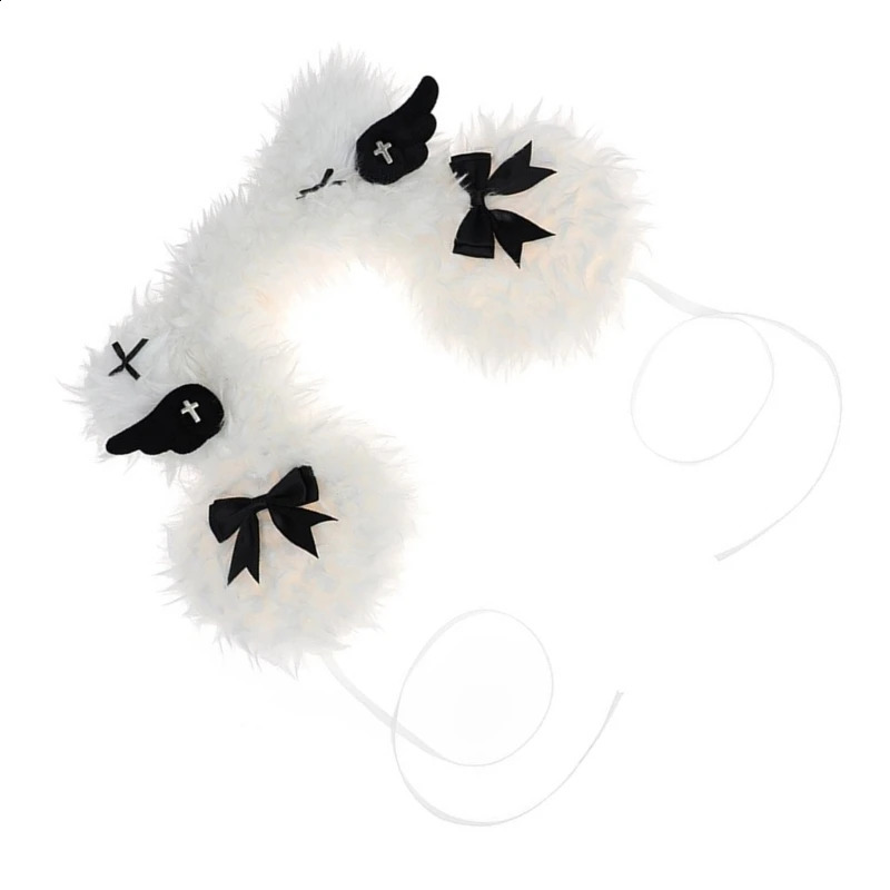 Soft Furry Dog Ear Warmers Unisex Winter Headwear Adjustable Headband for Women Dropship 241024