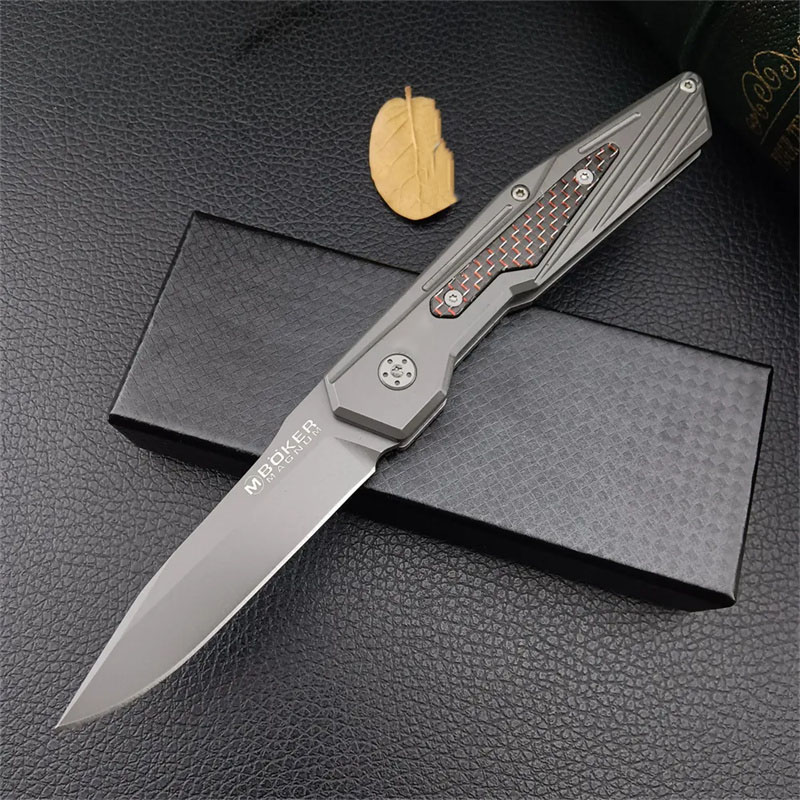 Boker Assisted Folding Knife Carbon Fiber Outdoor Hunting Knife Work Sharp Tactical Camping Self Defense Survival Tool 3300 9000 535 940 5370 4850 Knives
