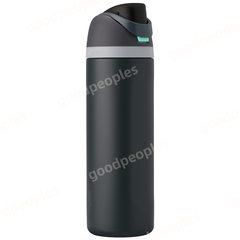 OWALA Large Capacity Stainless Steel Double Layer Insulated Cup Outdoor Sports Water Bottle Bounce Portable Handheld Water Cup Fruit Cup