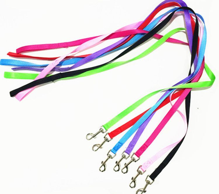 Dog Leashes Cute Nylon Rope For Samll Cat Chihuahua Outdoor Walking Running Collar Leads Pet Products Supplier Reaction Colorful
