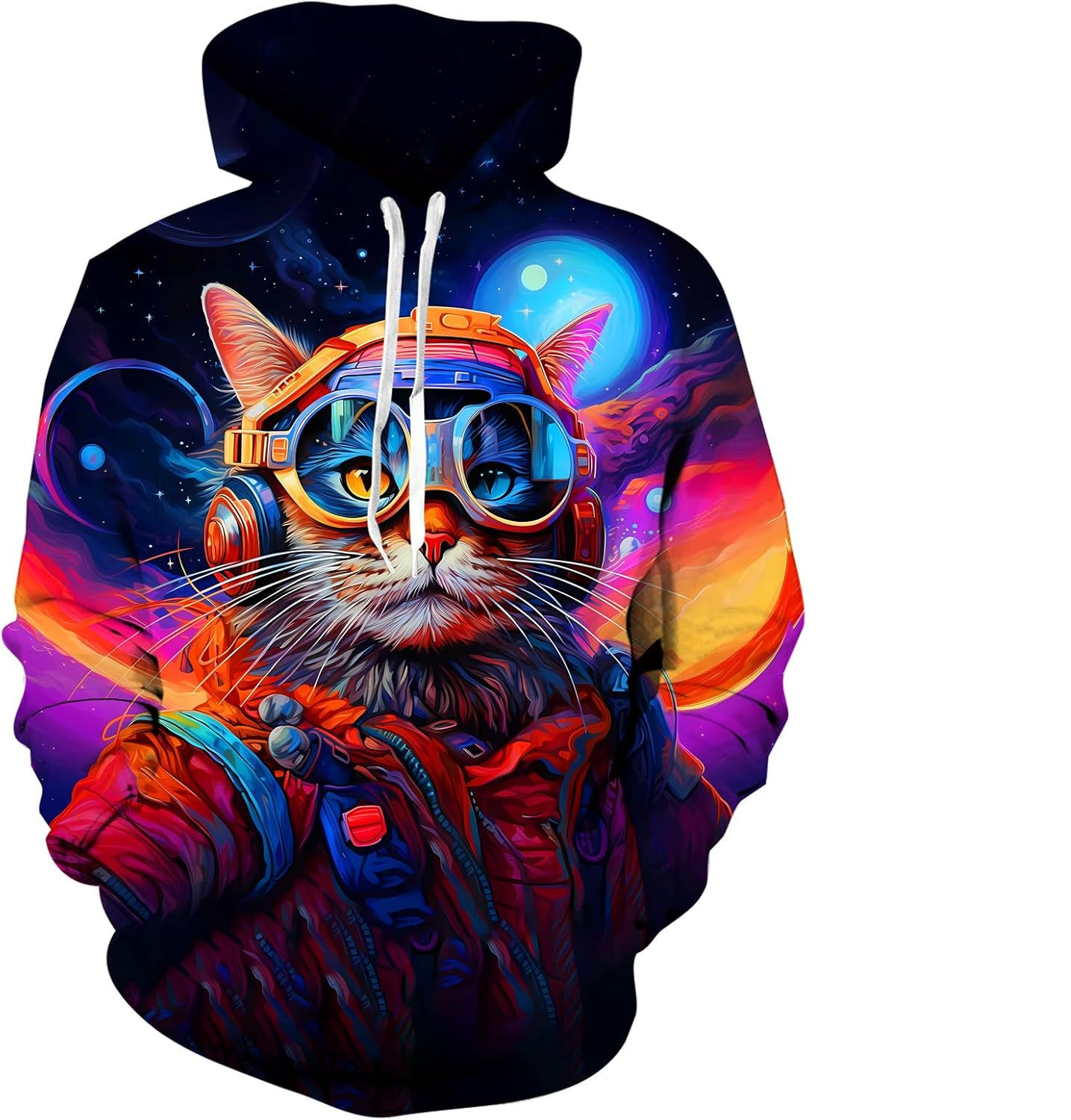 Hoodie for Mens Womens Unisex Novelty Hoodies for Men 3D Printed Graphics Fleece Pockets Pullover Sweatshirts Christmas Halloween Graphic Hip hop Warm