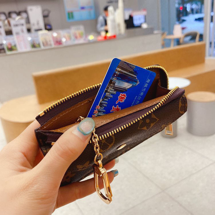 Designer Wallet Womens Mini Zippy Organizer Bag Credit Card Holder Coin Purse Key Pouch Purses Keychain wallet Clutch with Box M69431