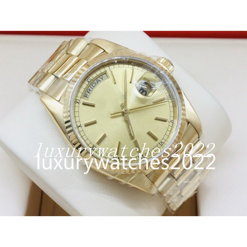 Luxury Mens Watch for Man 36mm V5 2813 Movement Automatic Mechanical Movement Stainless Steel Sapphire Glass President Watches