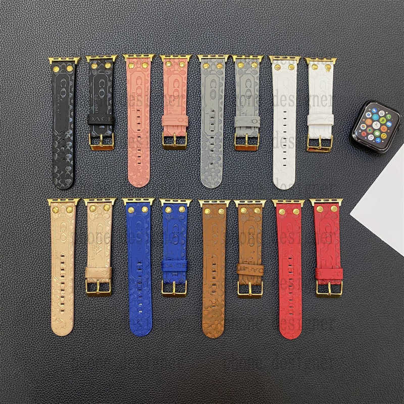 Designer Watch band Strap for apple watch series 8 3 4 5 6 7 38MM 42MM 44mm 49mm iwatch Bands Metal Armband Watchbands Bracelet Smart Straps 174C