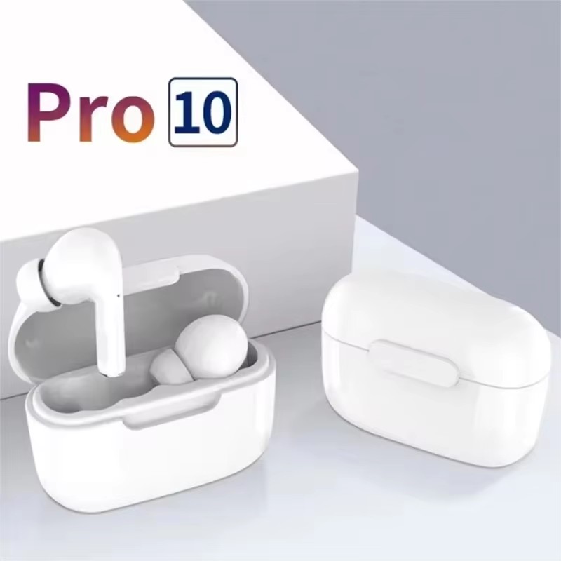 PRO10 Wireless Headphones Earphone Bluetooth Headsets Earbuds Waterproof Wireless Headset with Mic for Xiaomi IPhone Smart Mobile Phone Pro10 Earbuds