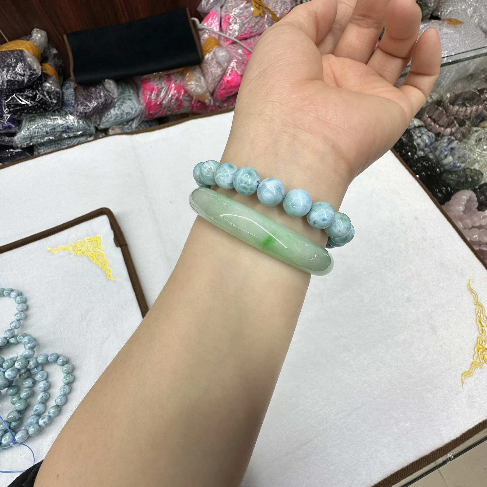 natural stone bracelet high-end jewelry womens gift wholesale 9mm designer bracelet women luxury jewelry gold mens bracelet designer silver bracelet - view 7